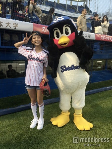 大石参月、ヤクルトのマスコットキャラクター・燕太郎