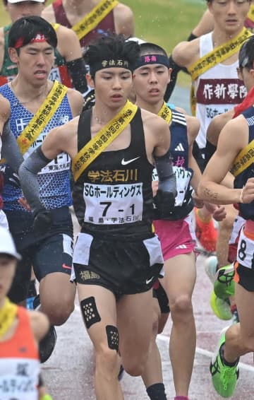 【高校駅伝】学法石川の増子が独走区間賞！3連覇目指す佐久長聖＆V有力候補の仙台育英が遅れる 波乱の船出に