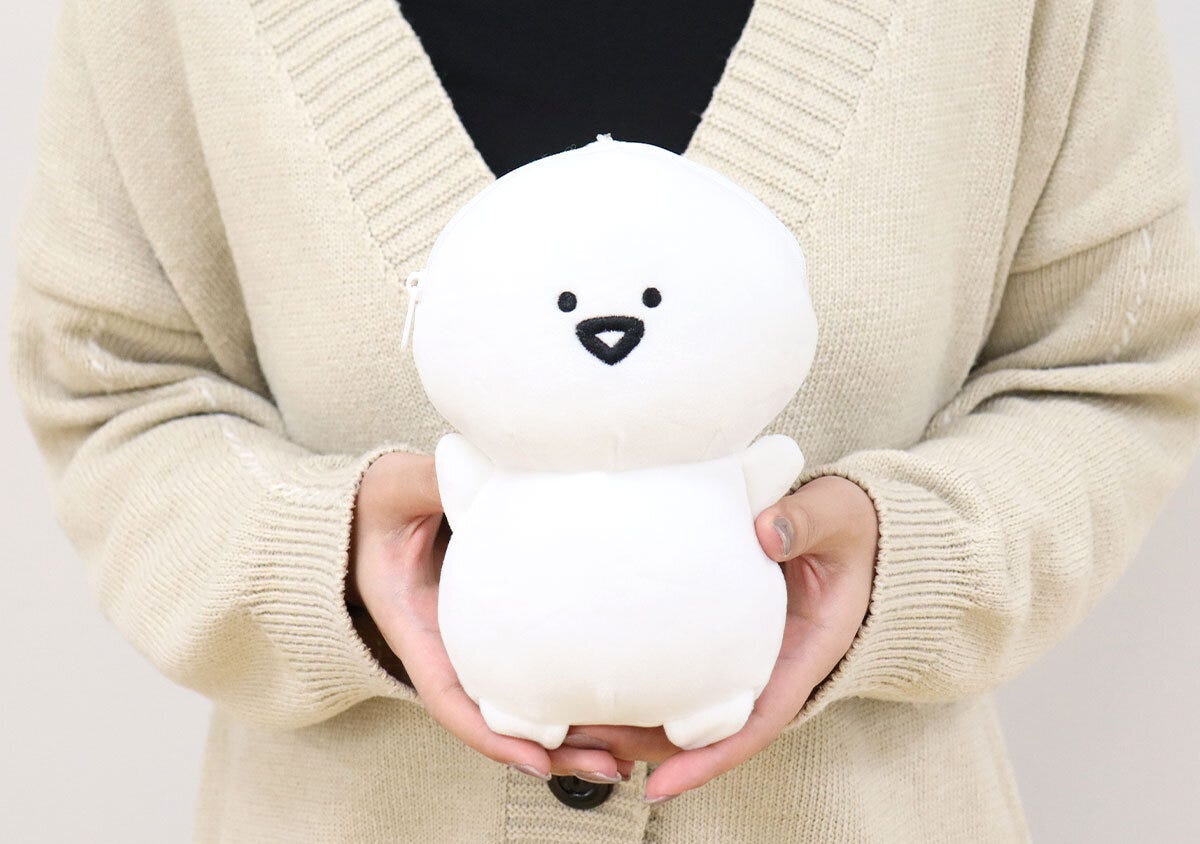 お文具のぬいぐるみポーチパスケース