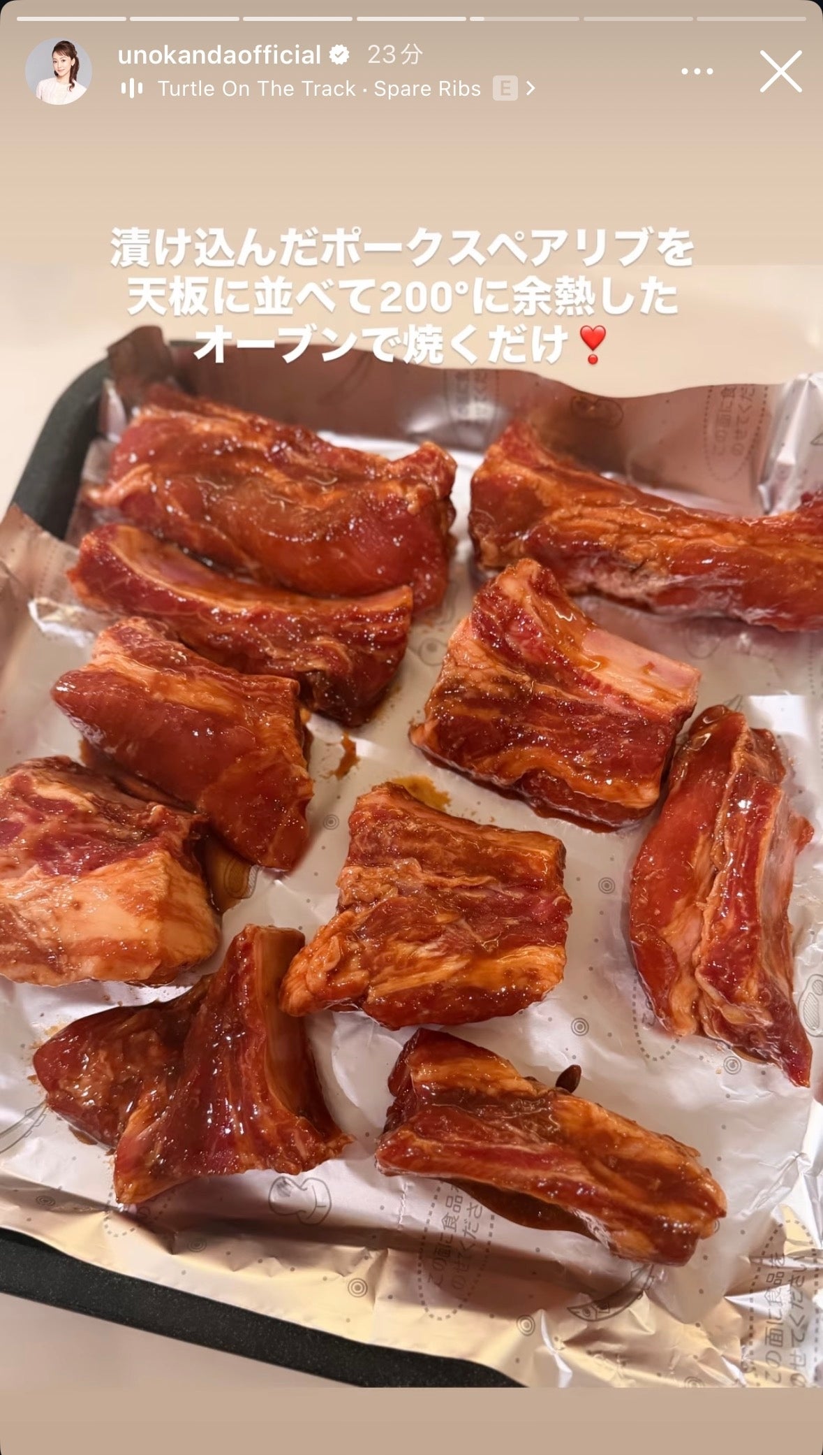 神田うのInstagramストーリーズより
