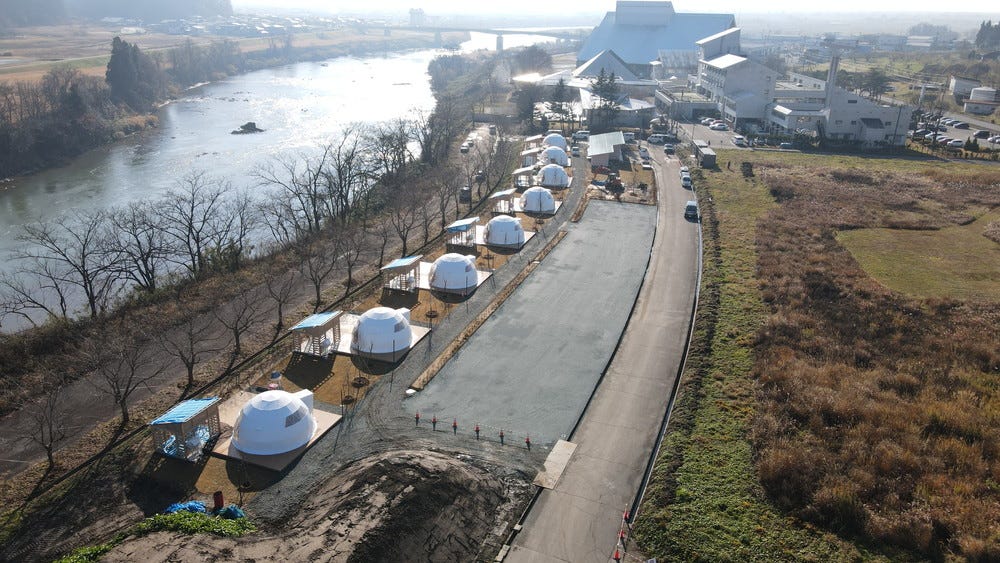 山形にグランピング施設「ヤマガタグラム」温泉にそば打ち、焚き火など充実のアクティビティ