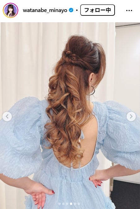 渡辺美奈代Instagramより