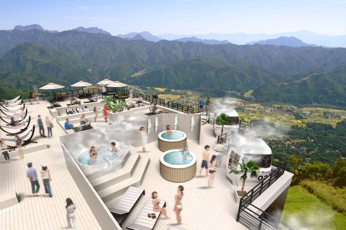 「HAKUBA MOUNTAIN BEACH」全体（イメージ）／画像提供：白馬観光開発