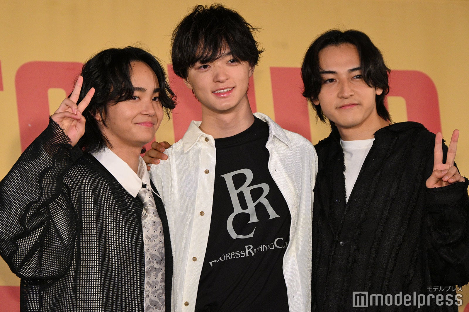 （左から）TAIKI（タイキ）、RUI（ルイ）、KANON（カノン）（C）モデルプレス