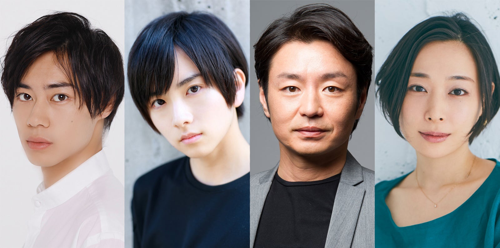 （左から）戸塚純貴、板垣李光人、水橋研二、大谷麻衣（写真提供：毎日放送）