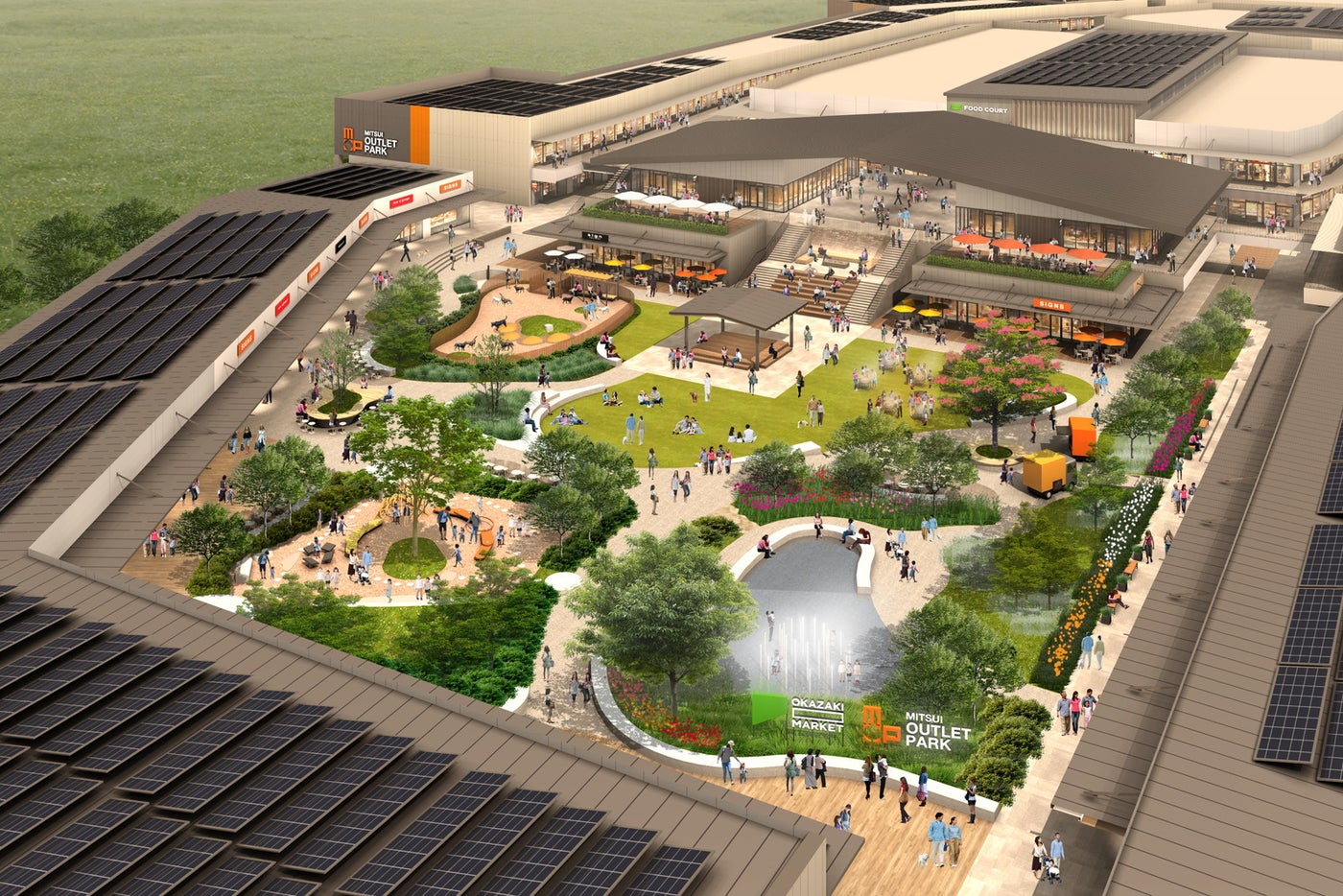 三井アウトレットパーク 岡崎イメージ／提供画像