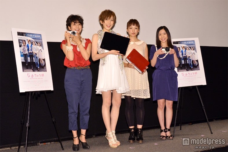 左から：熊谷弥香、光宗薫、高山都、園ゆきよ