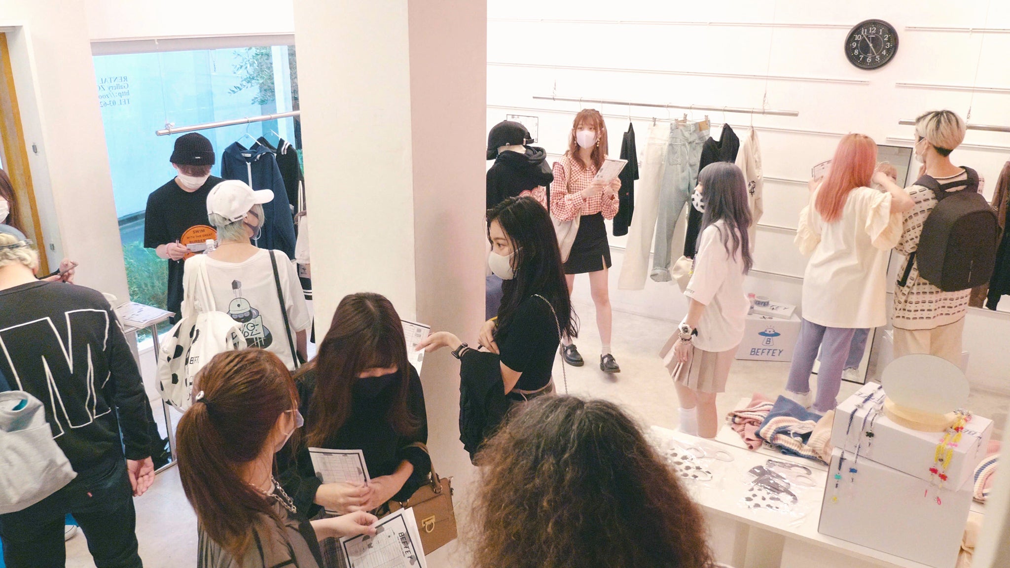 ポップアップ風景（提供写真）