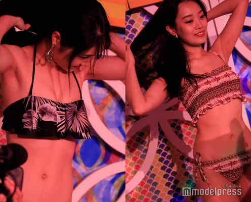 SEXY生着替えでハプニング?“水着の紐”で芸人たちも慌てる<深夜の生脱ぎトレンド水着チェック>