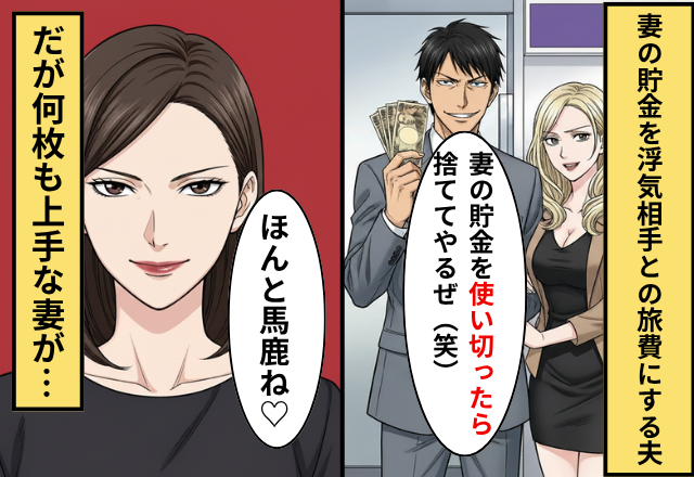 妻の貯金で”海外旅行”を計画する夫と浮気女！だが「ほんと馬鹿ね」妻が何枚も上手だった話