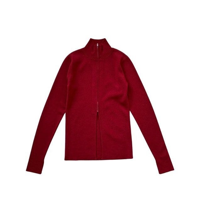 しまむら hideka スリットZIPハイネックニットカーディガン しまむらhidekaスリットZIPハイネックニットカーディガン