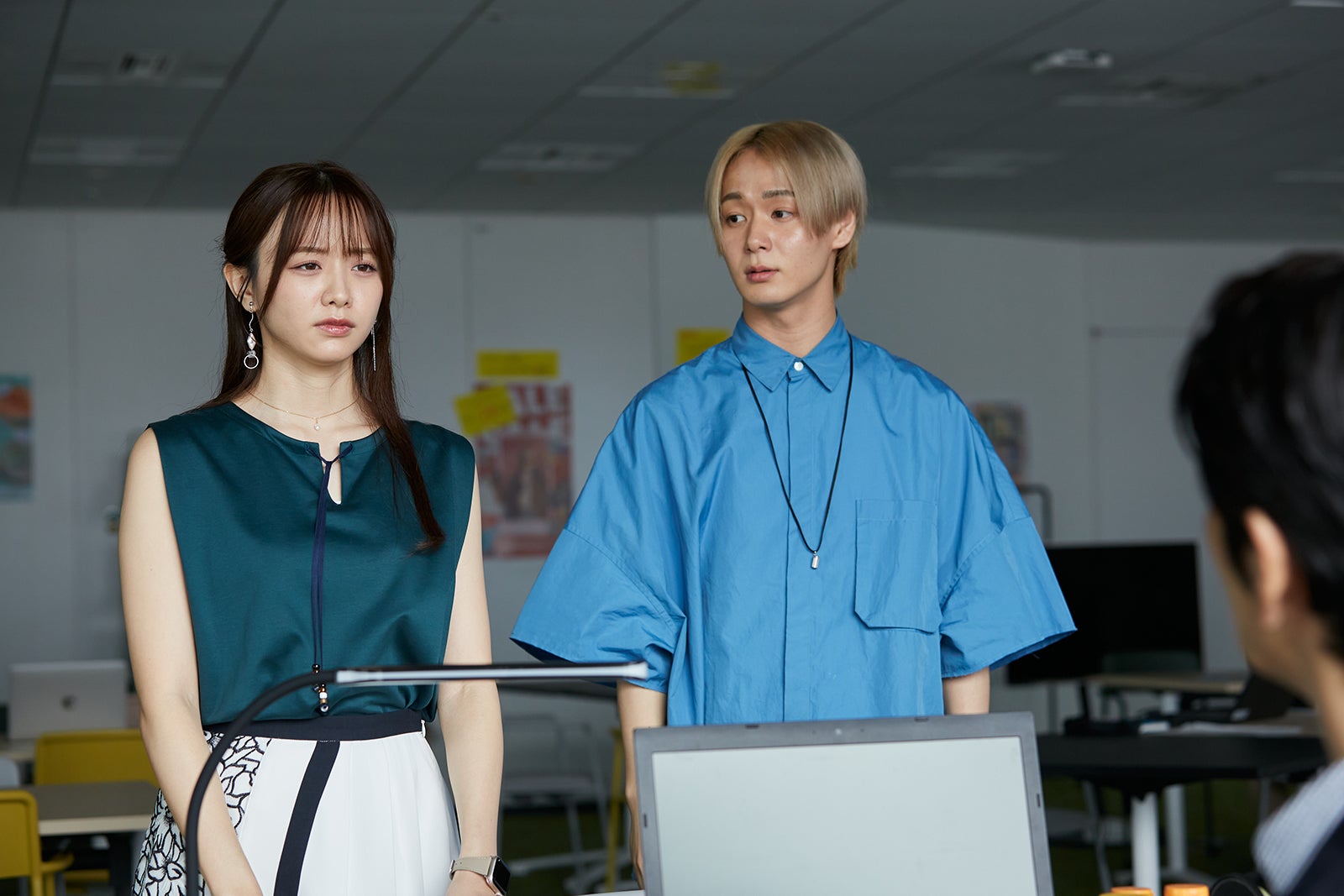 森香澄、太田駿静「栞ちゃん 心の声を聞かせてよ」（C）テレビ朝日