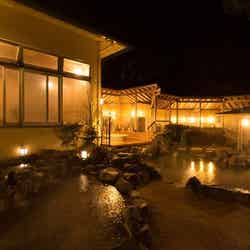 「東京タラレバ娘」のロケが行われた「箱根小涌園ユネッサン」露天風呂「森の湯」/画像提供:箱根小涌園ユネッサン