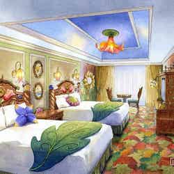 ディズニーホテルに4つの新しいキャラクタールームが登場／ディズニーティンカーベルルーム（イメージ）／（C）Disney