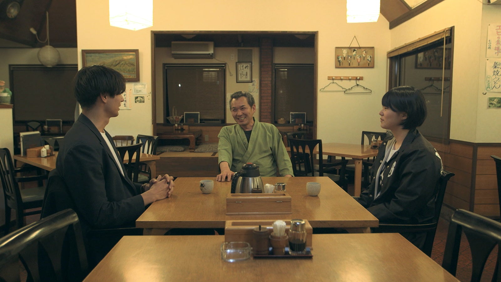 至恩、つば冴の父、つば冴「TERRACE HOUSE OPENING NEW DOORS」21st WEEK（C）フジテレビ／イースト・エンタテインメント