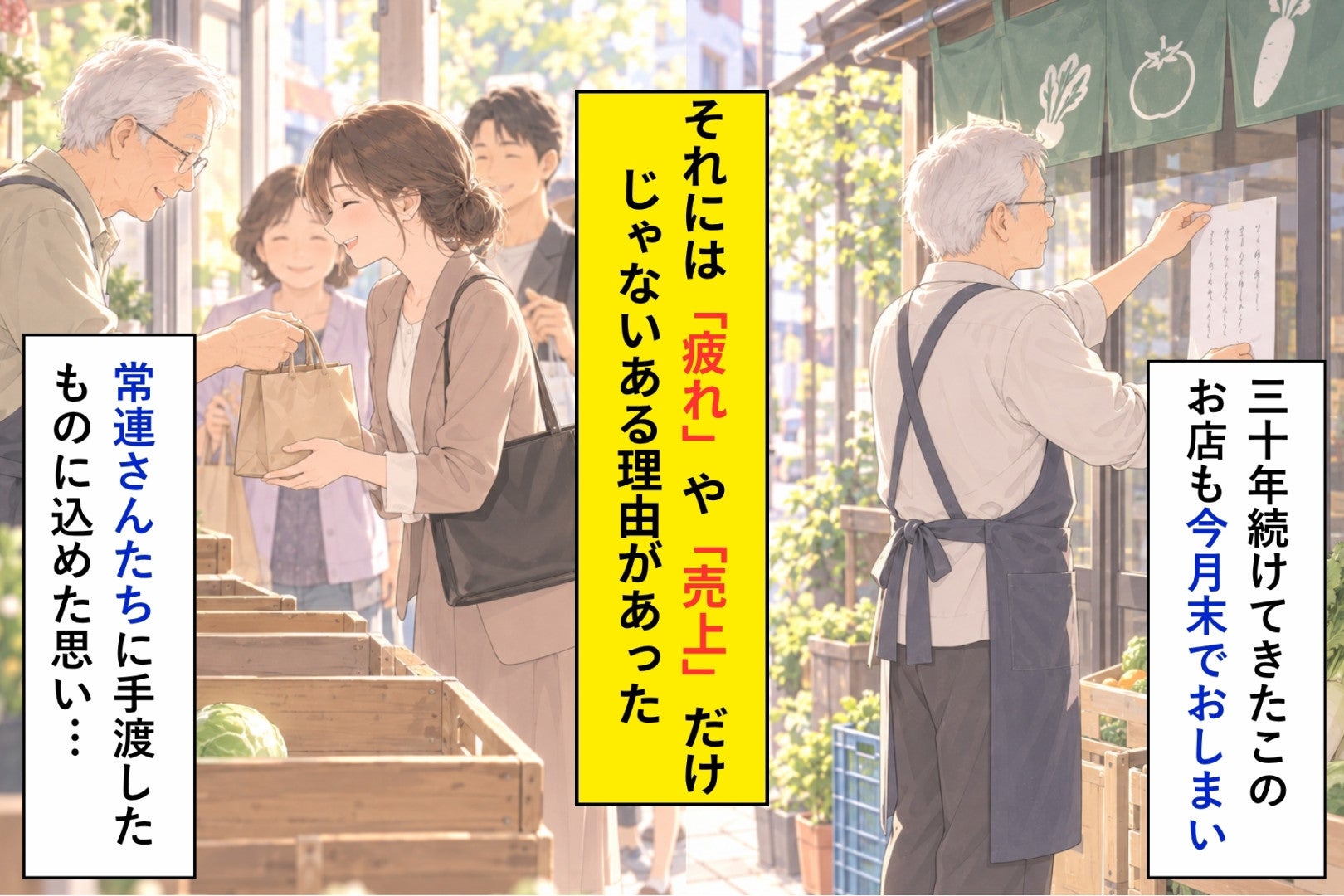 「もう潮時」としか言えなかった八百屋の俺→30年仕入れた農家から届いた最後の荷物