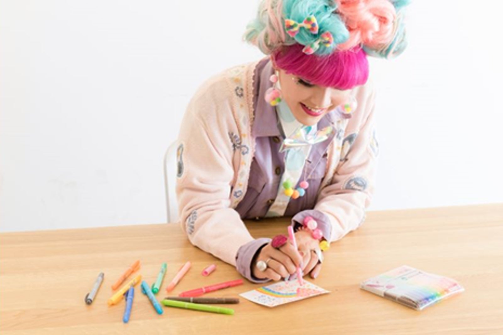 楽しく書けた様子のぺえ