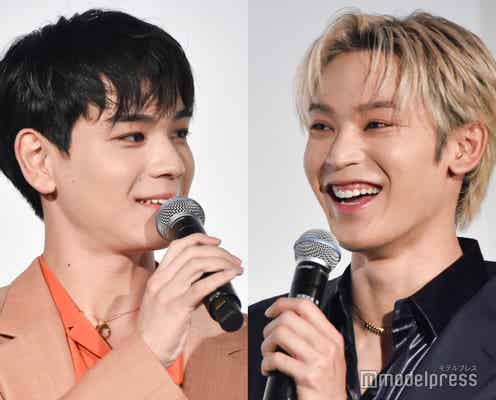 JO1豆原一成&與那城奨、2人で映画鑑賞の裏話告白で暴露も「印象的だったので」<夜が明けたら、いちばんに君に会いにいく>