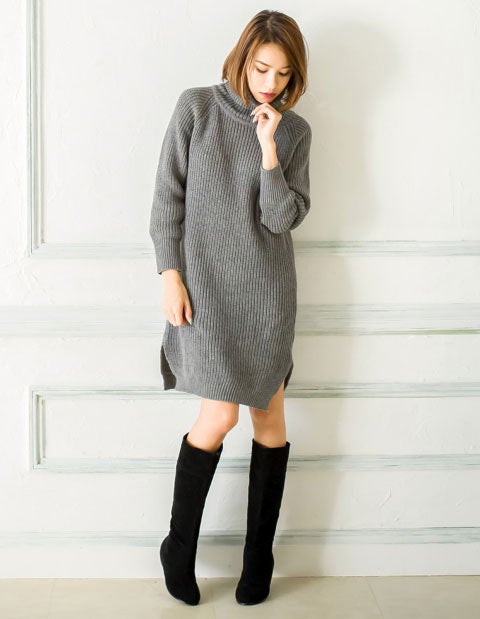 画像6 7 ミニスカ再燃で注目 ロングブーツ で叶える冬の美脚コーデ モデルプレス