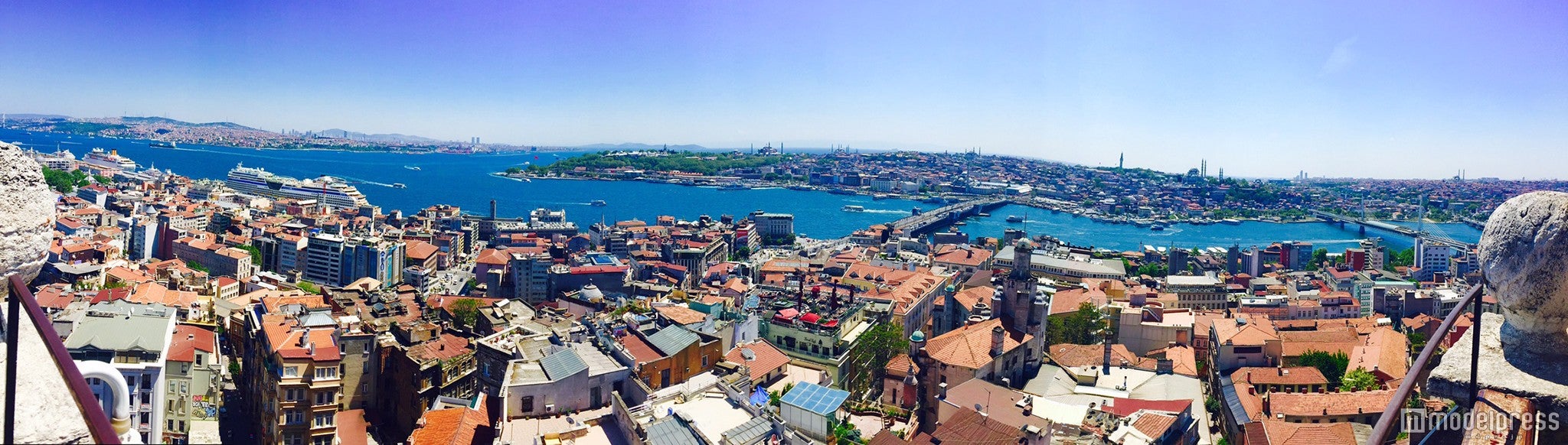 ガラタ塔から見るイスタンブール（C）モデルプレス