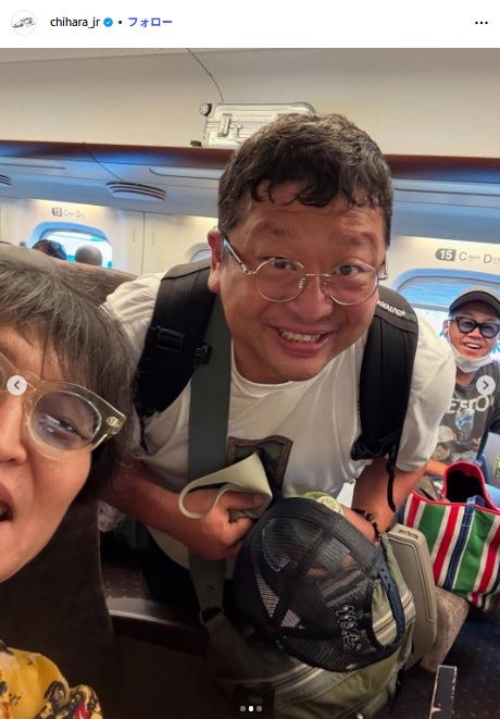 千原ジュニアInstagramより