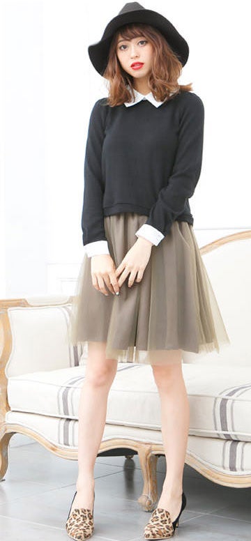 リボン付中折れつば広ハット「神戸レタス」2490円（税込）／画像提供：神戸レタス