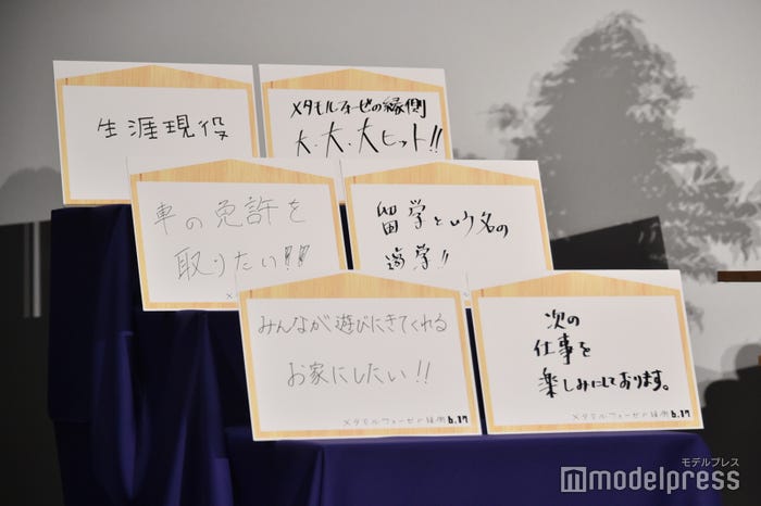 キャスト陣の叶えたい夢&目標(C)モデルプレス
