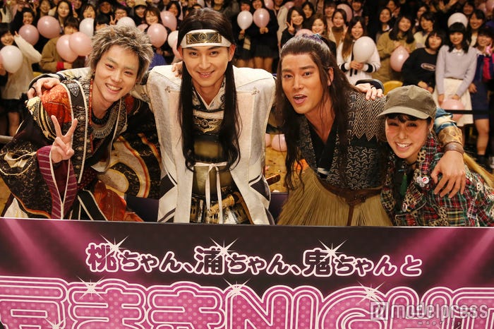 (左から)菅田将暉、松田翔太、桐谷健太、AI