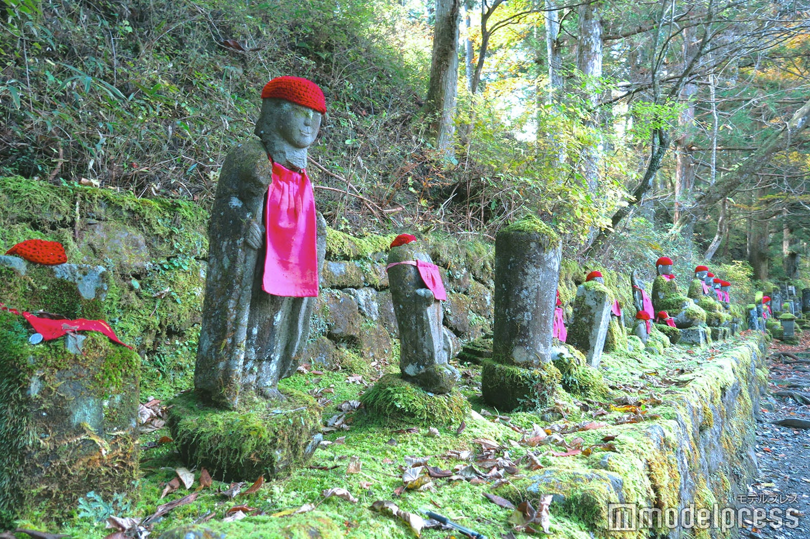 含満公園の地蔵群（10月下旬撮影）（C）モデルプレス