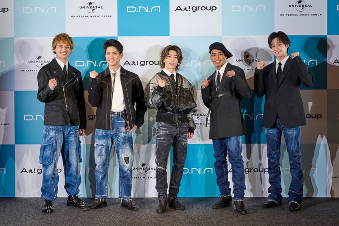 Aぇ! group(左から)小島健、正門良規、末澤誠也、草間リチャード敬太、佐野晶哉(提供写真)
