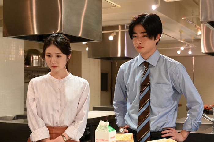 小野花梨、曽田陵介「スノードロップの初恋」第9話(C)カンテレ