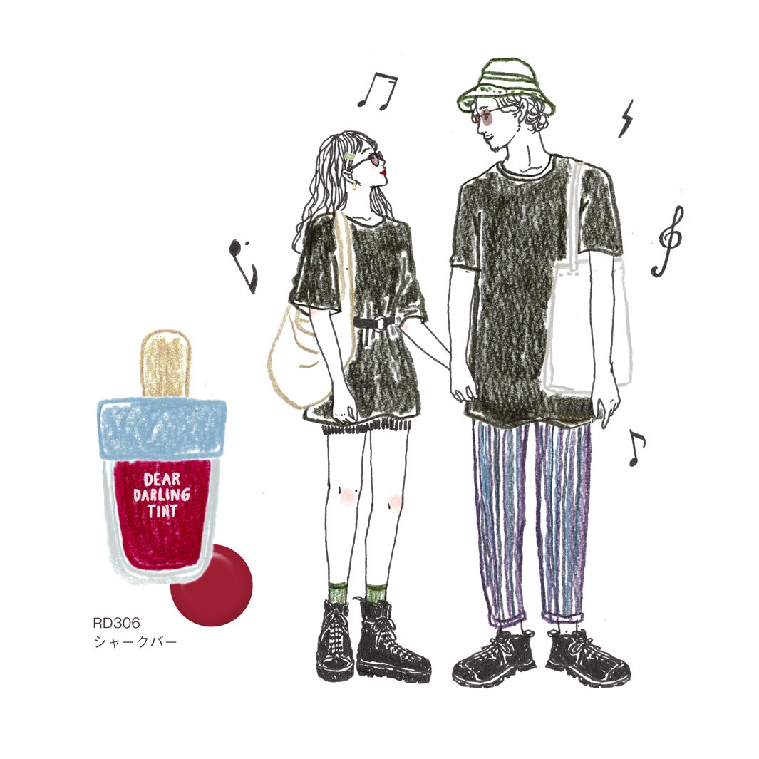 ディアダーリン ウォータージェルティント RD306（シャークバー）￥700／エチュードハウス