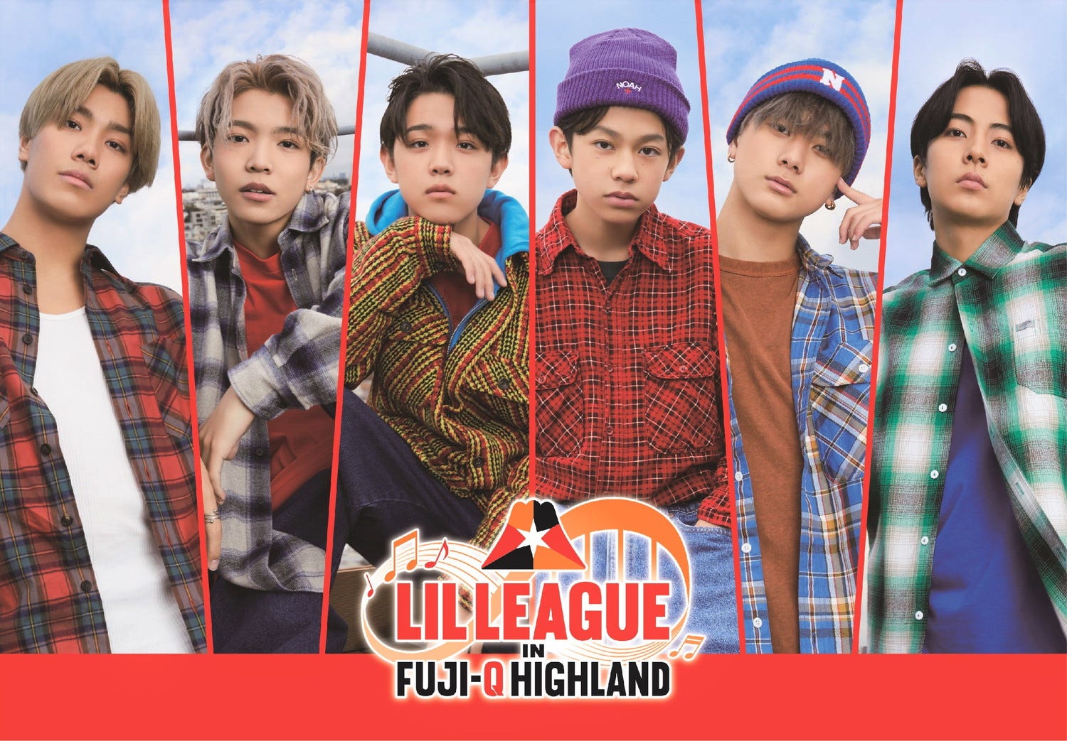 LIL LEAGUE、富士急ハイランドで初のコラボイベント 楽曲園内放送にフードやグッズも