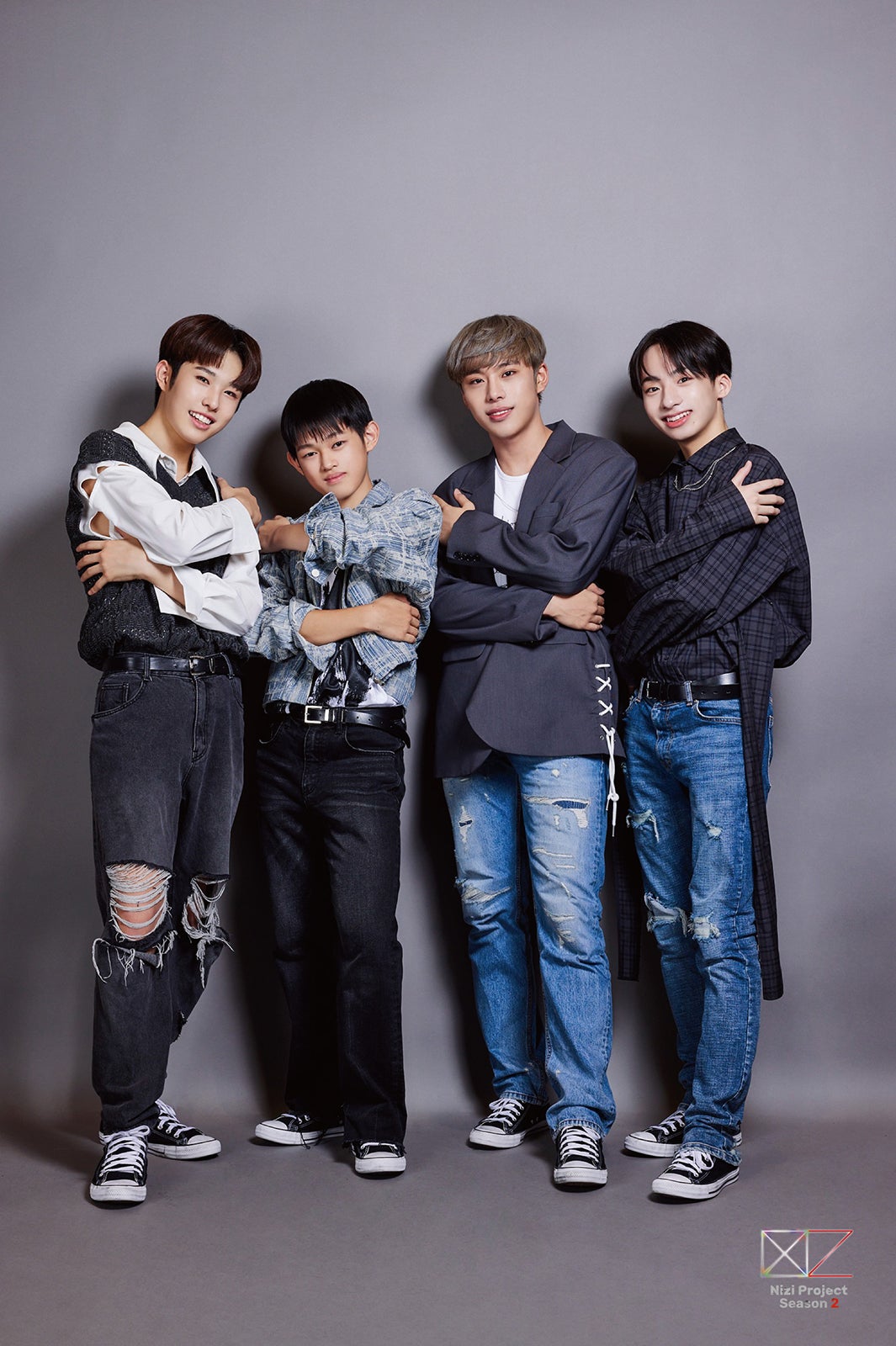 （左から）YUHI、KOHEI、SODAI、YUITO／SODAIチーム「Nizi Project Season 2 Global Boys Audition」（提供写真）