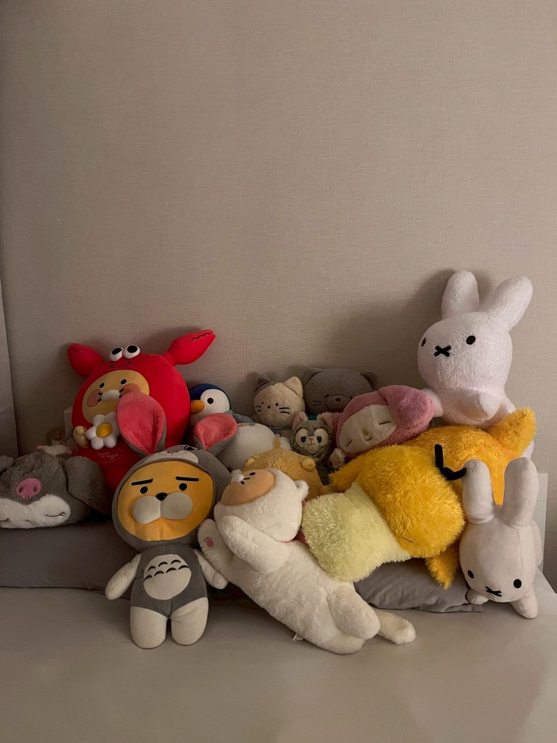 私物のぬいぐるみたち（提供画像）