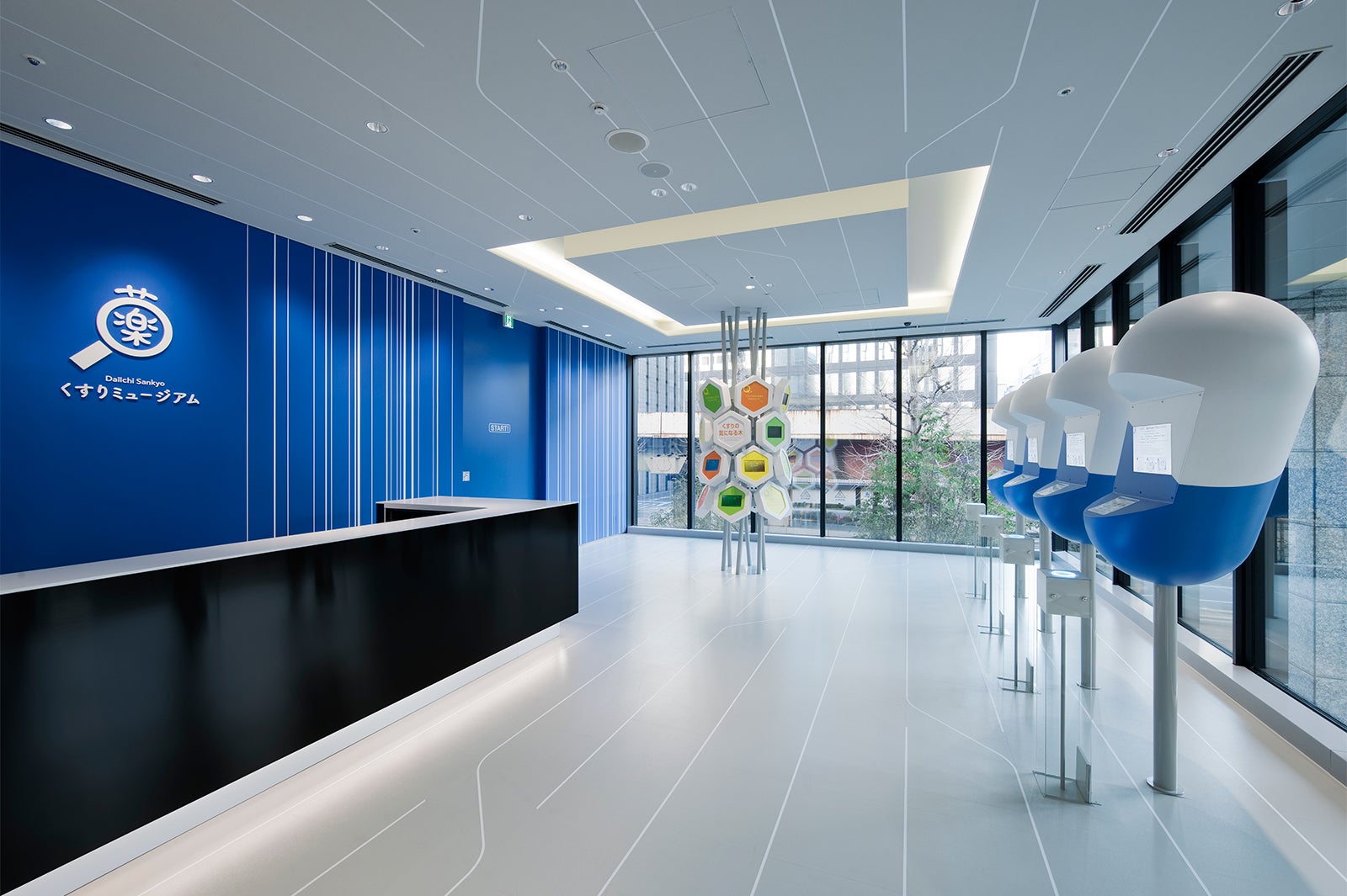 2F受付／画像提供：第一三共株式会社