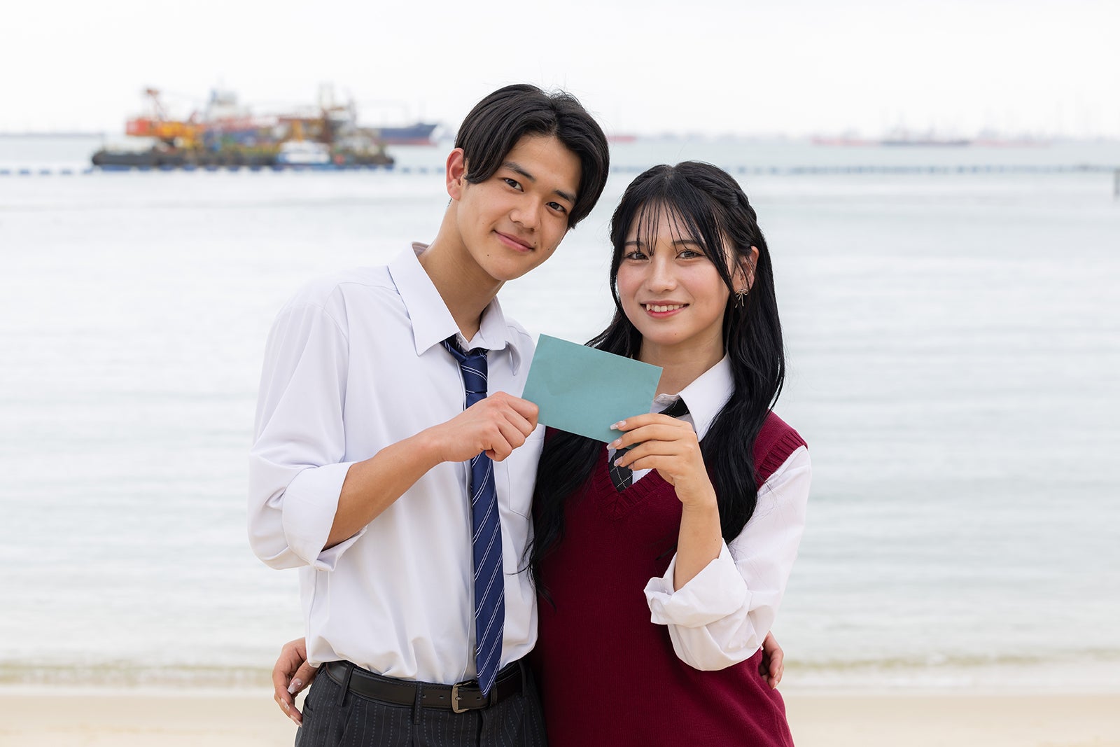 ゆうすけ、じゅり「今日、好きになりました。卒業編2025inシンガポール」（C）AbemaTV, Inc.