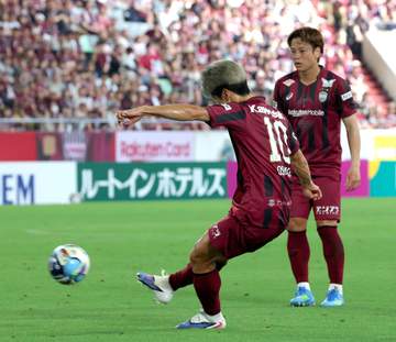 J1神戸・大迫が今季初のハットトリック プレーオフラウンドで1戦目で東1位・鹿島に大勝
