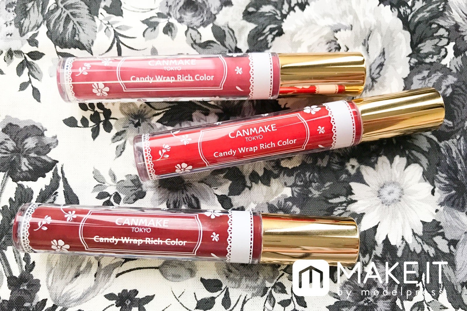  キャンメイク／キャンディラップリッチカラー／全4色／各580円（税抜） (C)メイクイット