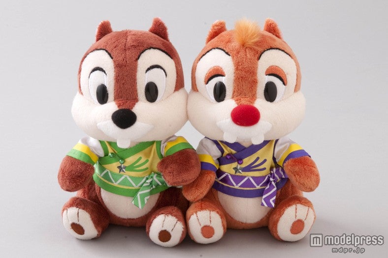 チップとデールが七夕仕様に／（C）Disney