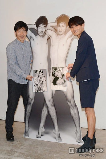 ヌード写真集への自信を語ったジャルジャル（左から）後藤淳平、福徳秀介【モデルプレス】