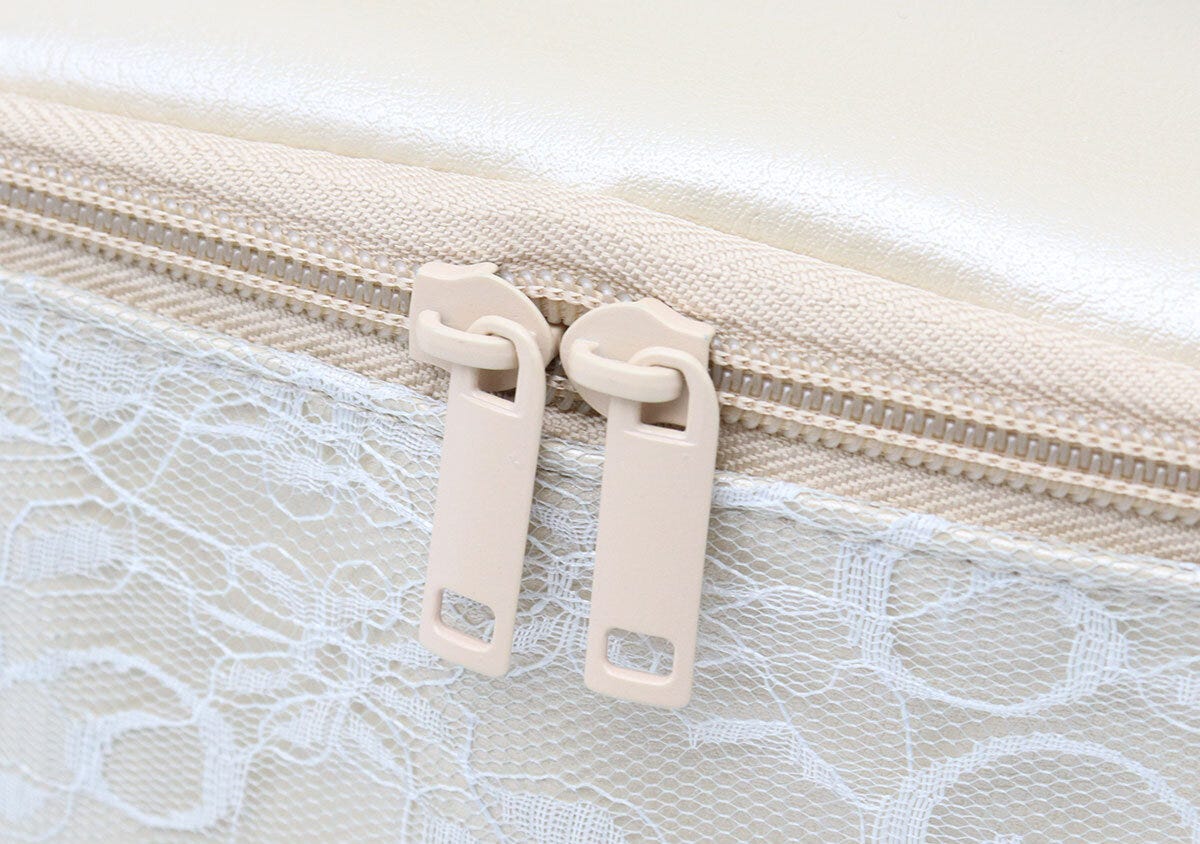 素敵なあの人6月号ハリスバニティポーチダブルファスナー