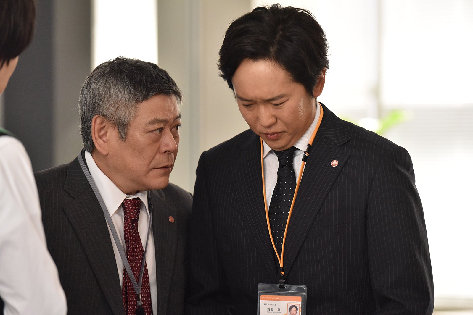 おかやまはじめ、金子貴俊／「Missデビル 人事の悪魔・椿眞子」第3話より（C）日本テレビ