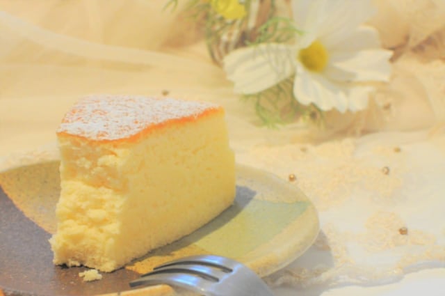 成城石井「スフレチーズケーキ」断面