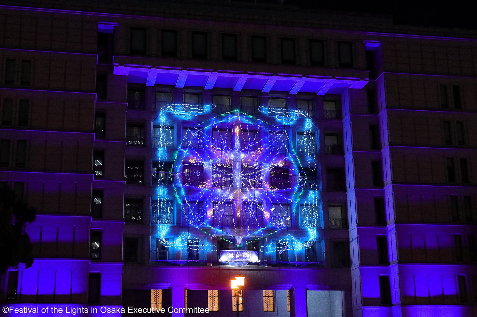 過去のイルミネーションの様子（C）大阪・光の饗宴実行委員会
