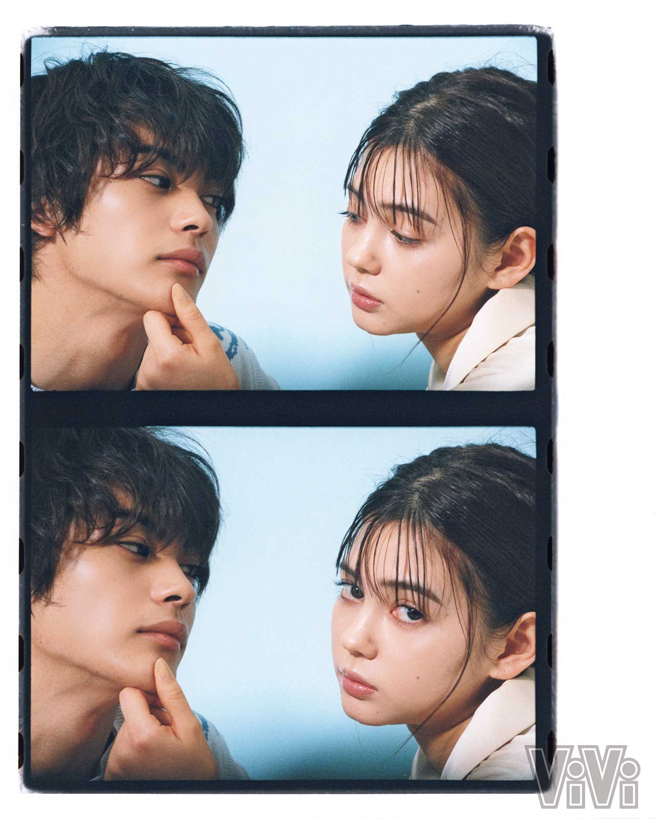 神尾楓珠＆愛花、大人な表情で“眼福すぎる”カット公開 “学生時代の話”や“好きな人”まで深掘り