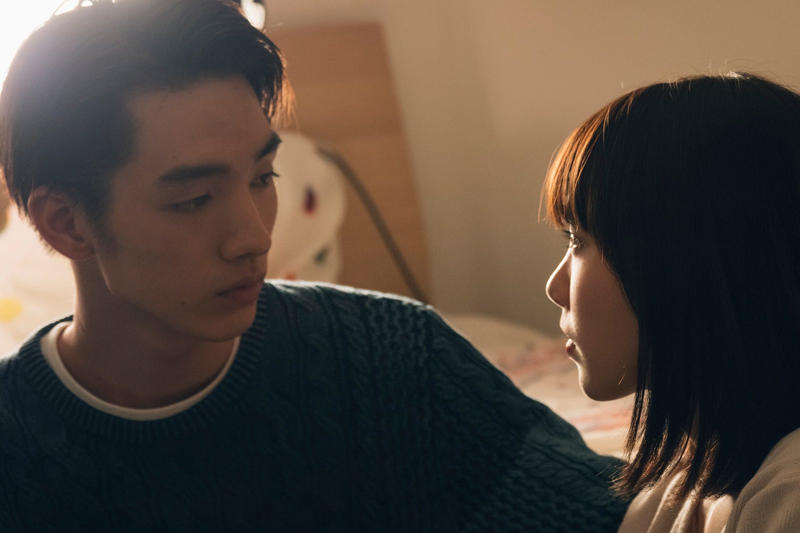 清水尋也、飯豊まりえ／「電影少女」第6話より（C）「電影少女2018」製作委員会