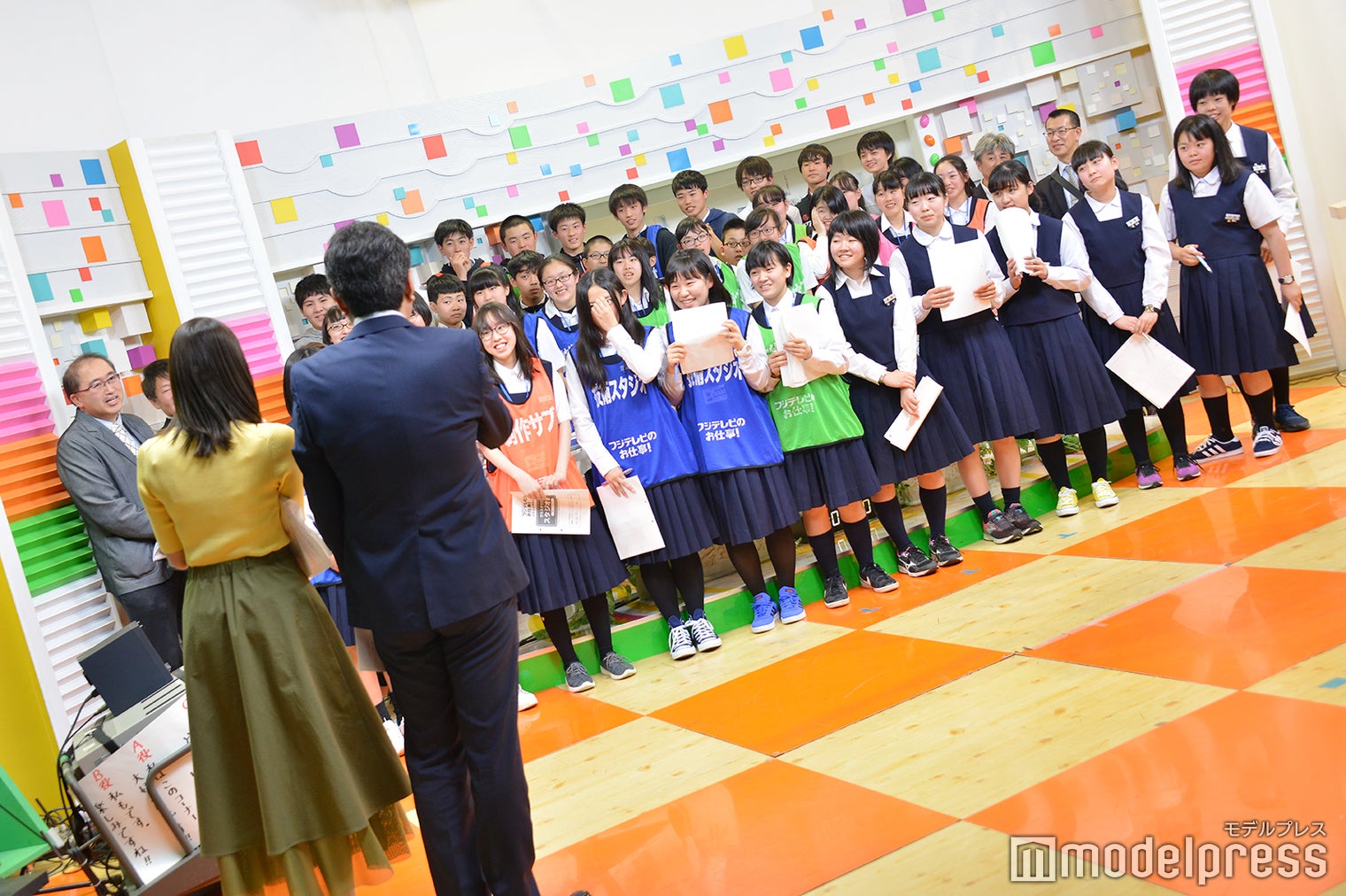 「めざましテレビ」三宅正治アナ&永島優美アナ、修学旅行生にサプライズ アドバイス送る