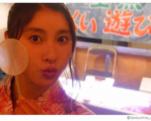 土屋太鳳、“夏祭りデートなう”風の浴衣ショットにファン悶絶「こんな彼女がほしい」「憧れすぎる」