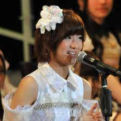 「第5回AKB48選抜総選挙」で10位にランクインしたSNH48の宮澤佐江